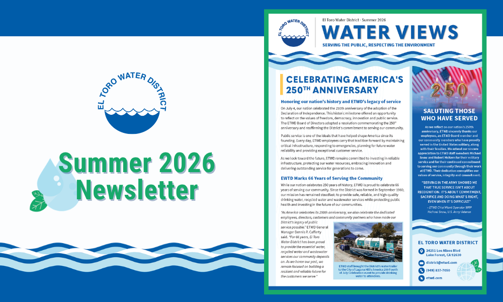 ETWD Quarterly Newsletter